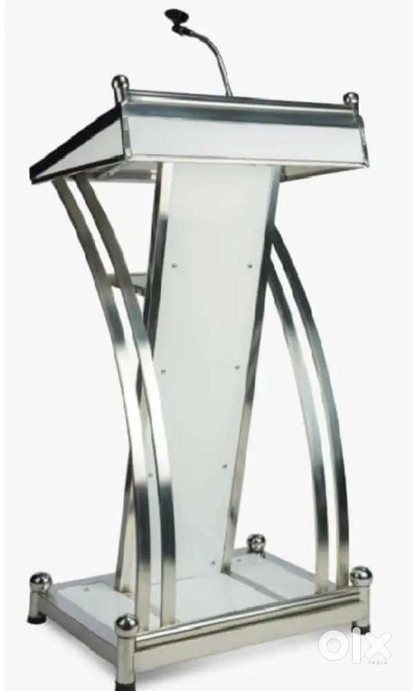 white Steel Conference Podium