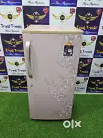 Lg single door 196 litres flower model single door