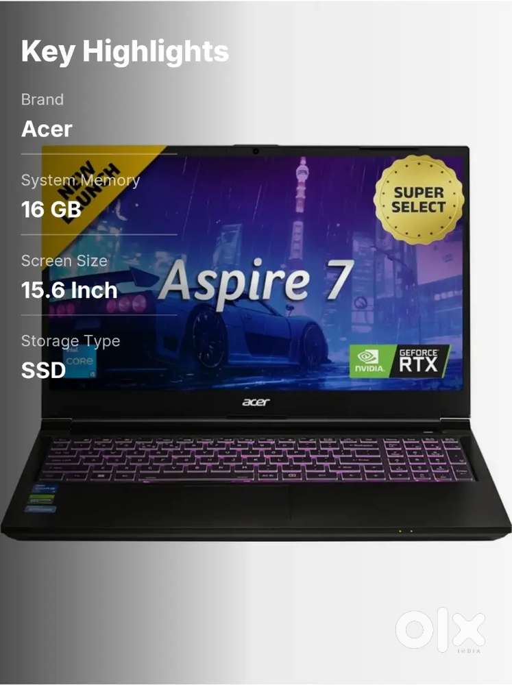 Acer Aspire 7 Intel Core i7 13th Gen 13620H