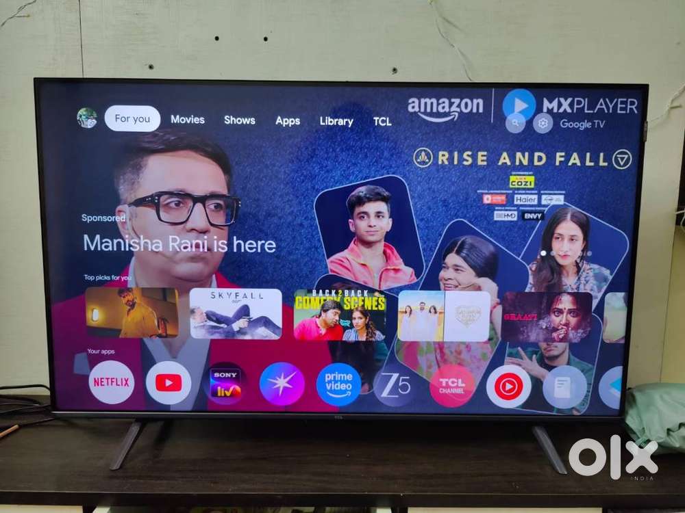 TCL 108 cm (43 inches) 4K Ultra HD Smart QLED Google TV