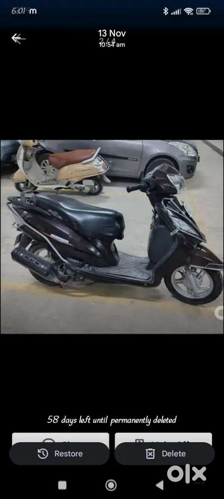 Very less driven no repairs bike in full near condition