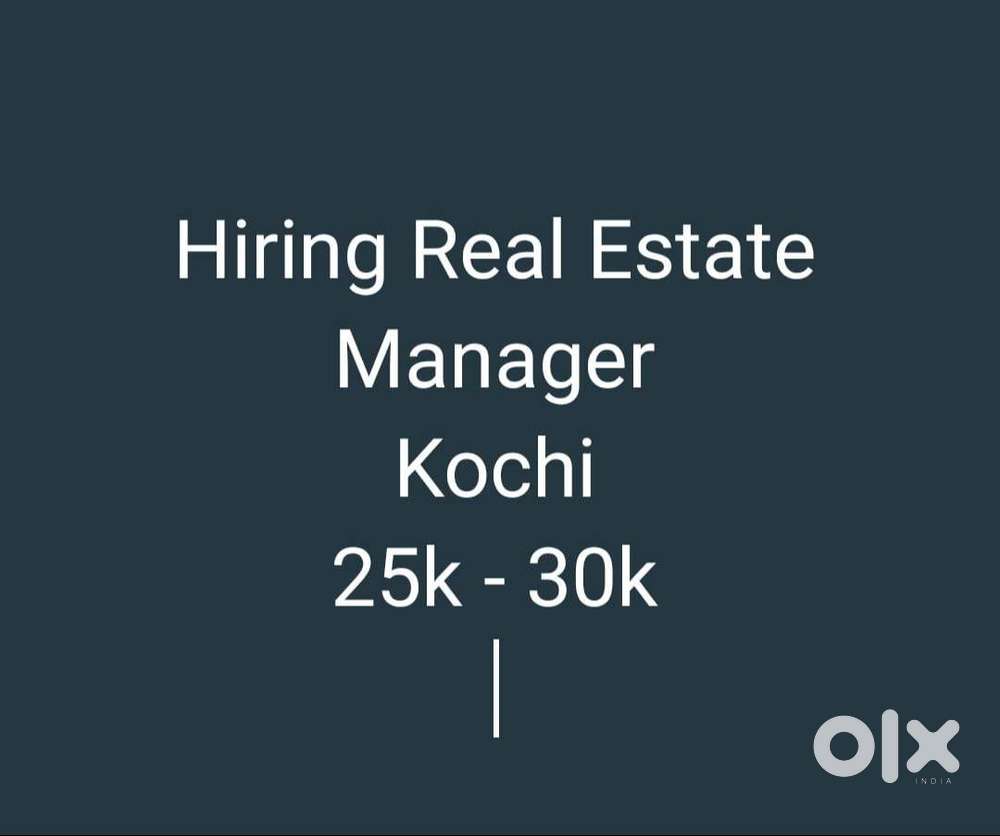 Hiring Real Estate Manager
