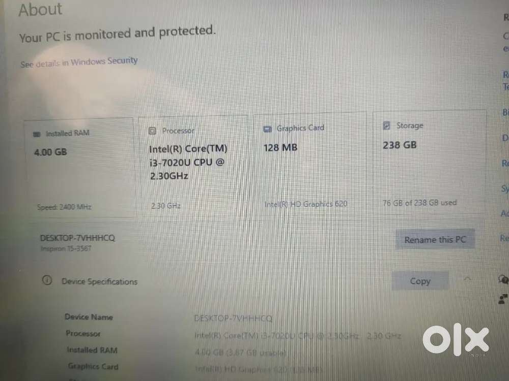 Dell laptop for sale