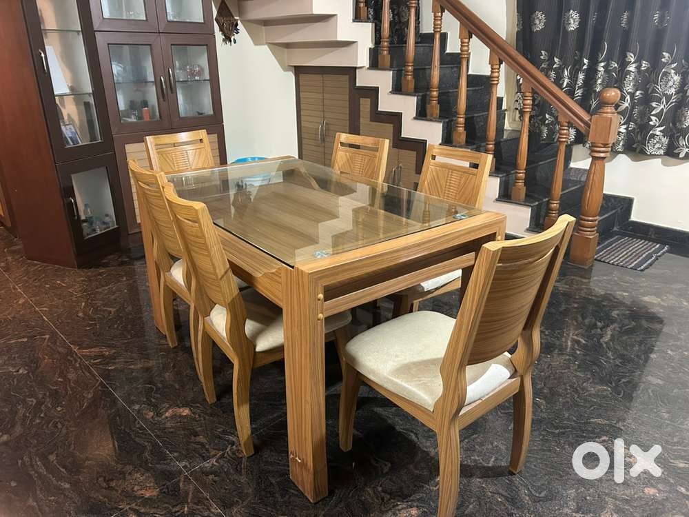 6 - Seater Glass Dining Table