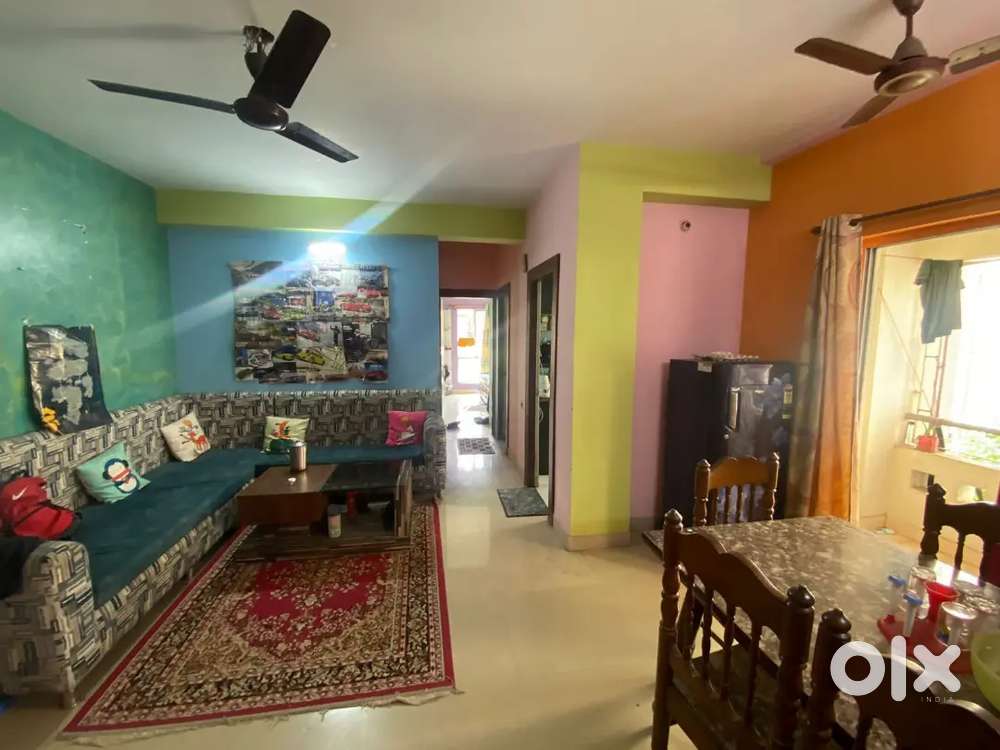 Furnished flat for rent at Newtown Adarsapally jatragachi location