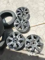 Head lights and tyres 14inchess 4tyres polo
