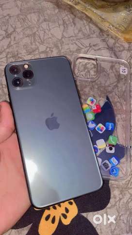 Iphone 11 pro max mate green colour 64gb