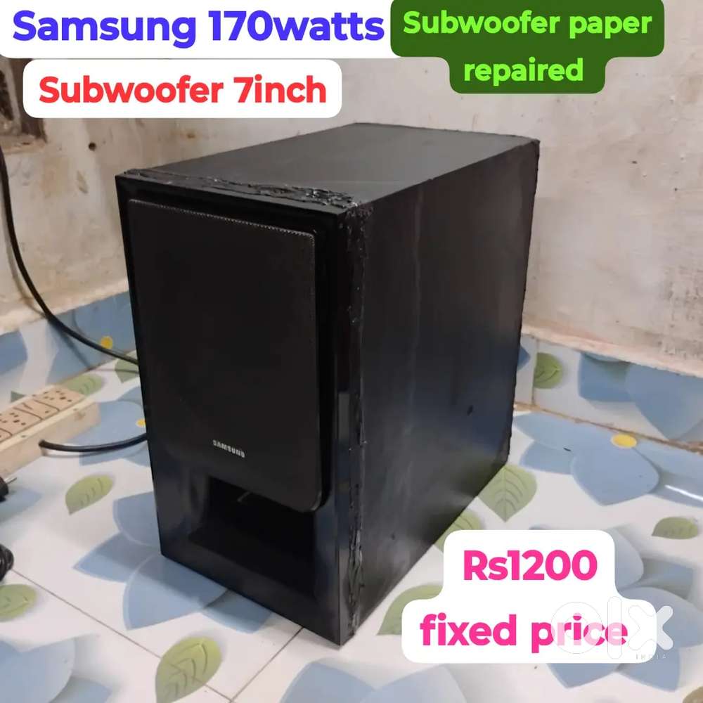 Samsung, Panasonic, Phillip, Samcon Subwoofer  Speaker good working