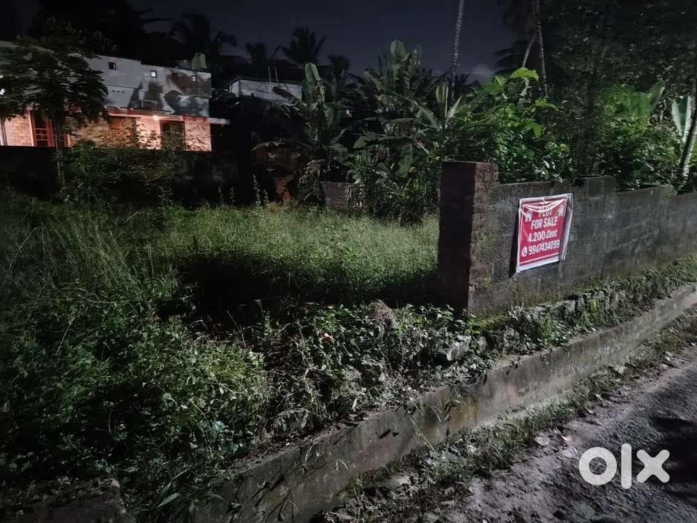 Plot for sale 4.2 cent Near Aramada LP school