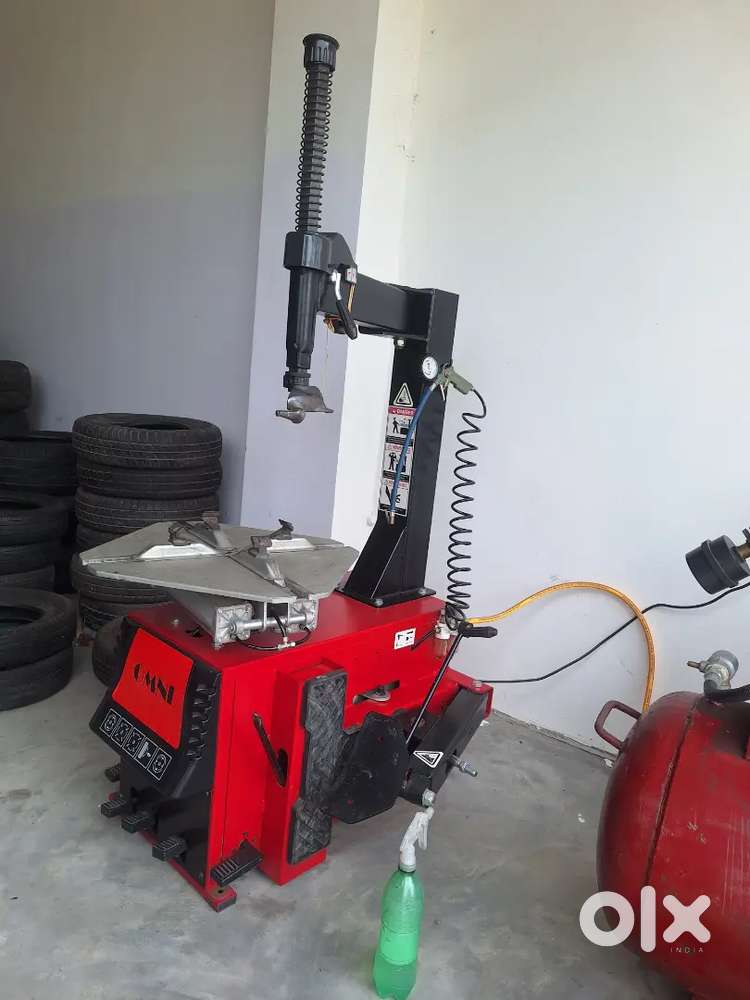 Machinery tyres changer and compressor