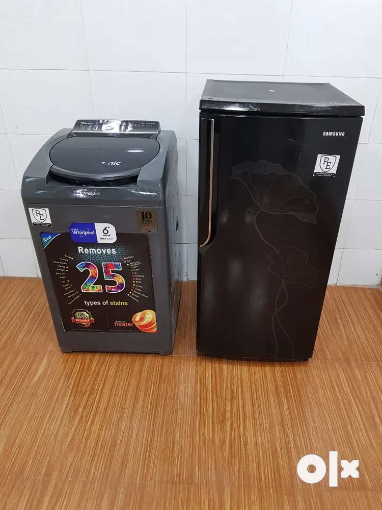 #_# Samsung 190ltr refrigerator & Whirlpool 6.5kg washing machine**