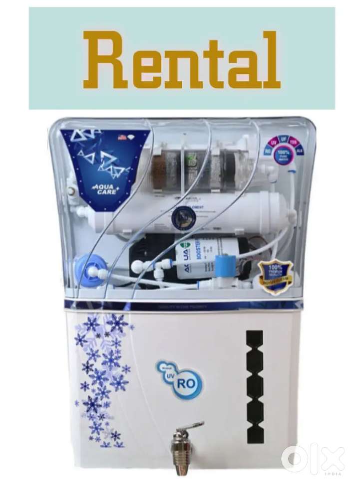 Ro water purifier available on rent