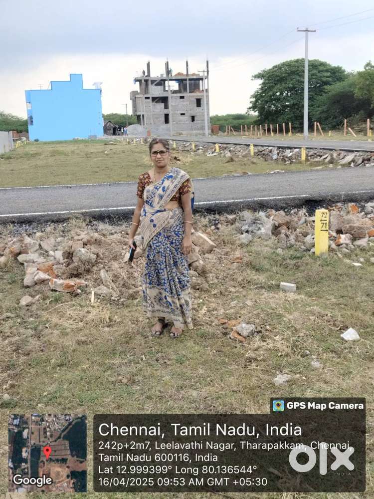 Vacant plot in gated community