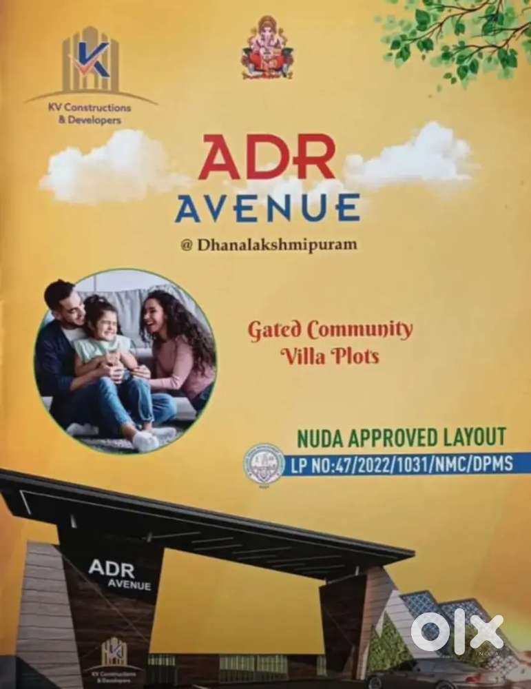 DREAM HOME @ADR AVENUE@DHANALAKSHMI PURAM MAIN ROAD FACING