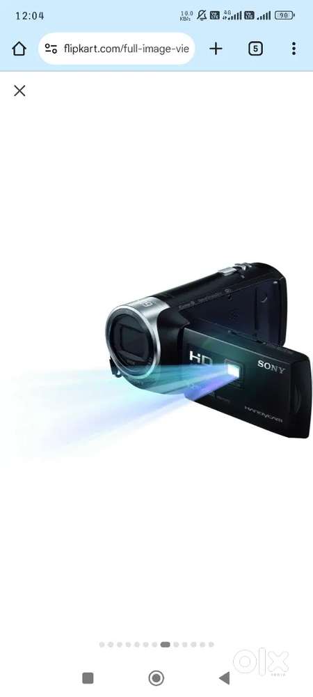 SONY HANDYCAM WITH INBUILT PROJECTOR