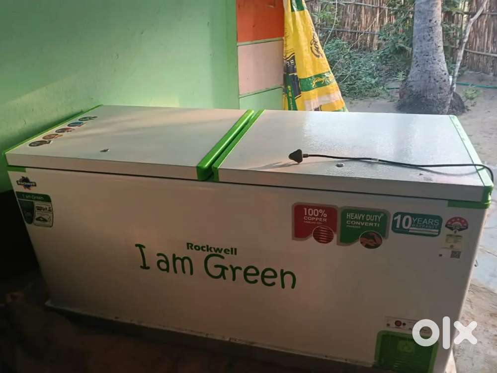 Rock well commercial fridge box type double door fridgea.   5yrsr