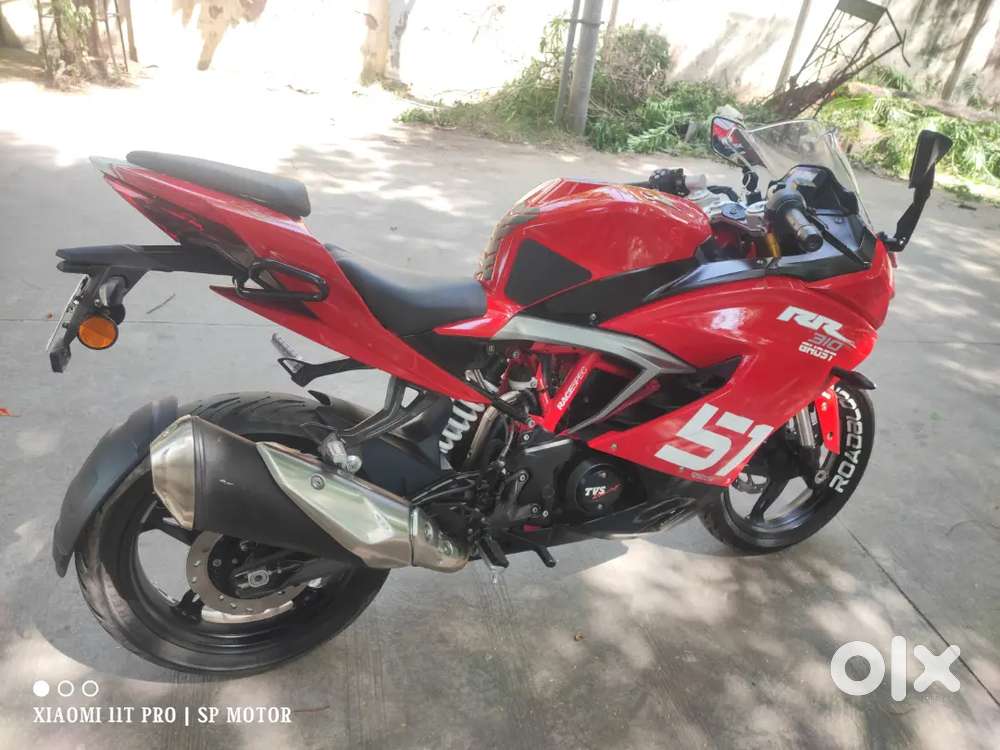 BRAND NEW CONDITION TVS APACHR RR310 LESS THAN DRIVE