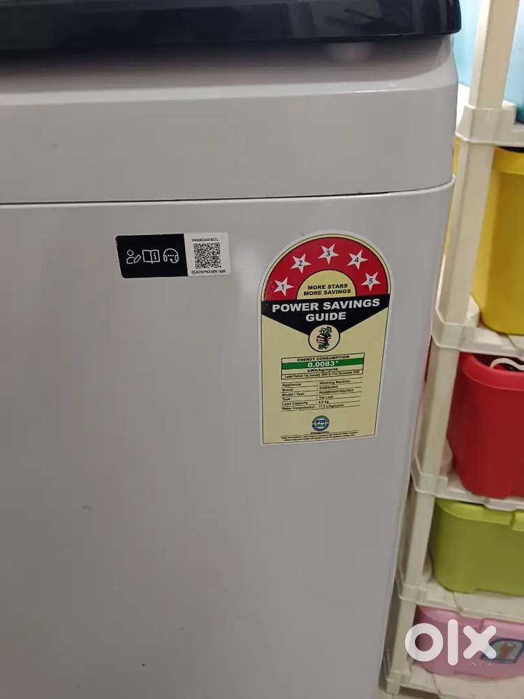 Samsung 5 star washing machine