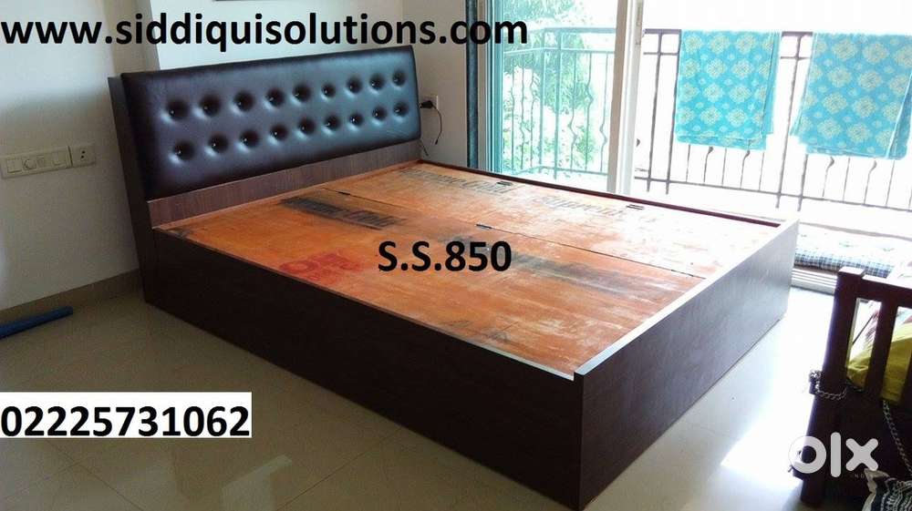 New best quality queen size bed with storage facility get at factory p