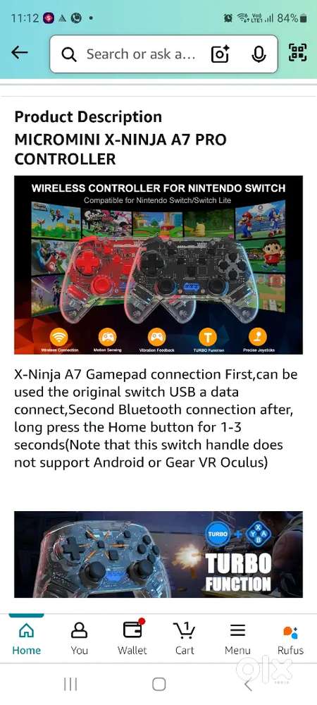 Micromini X ninja wireless controller