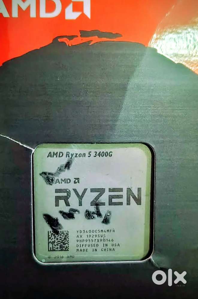 AMD Rygen 5 3400G CPU