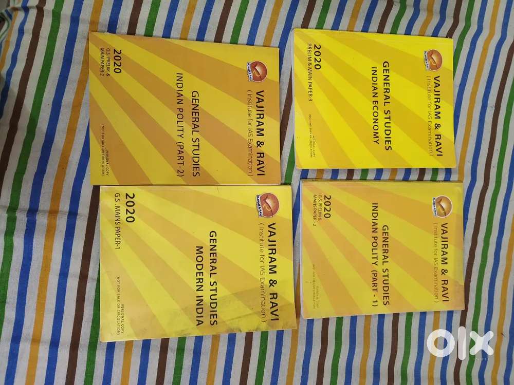 VAJIRAM & RAVI UPSC GS course static books.