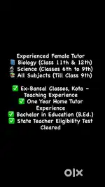 Experienced Tutor for Science & Biology  5th–12th  Online & Offline