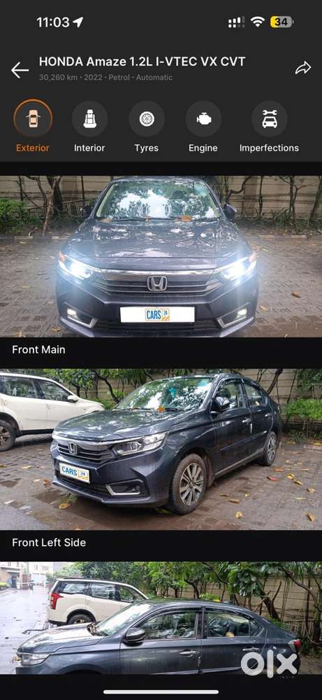 Honda Amaze 2022 Petrol Good Condition