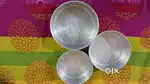 3 new aluminium cake tin for baking