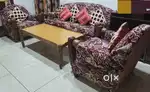 Sofa set with table