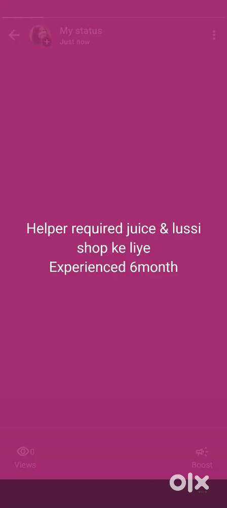 Juice lussi maker boy& girl required