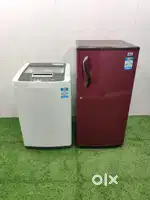 ¥€ Combo of LG white top load and LG maroon shining best combo offer &
