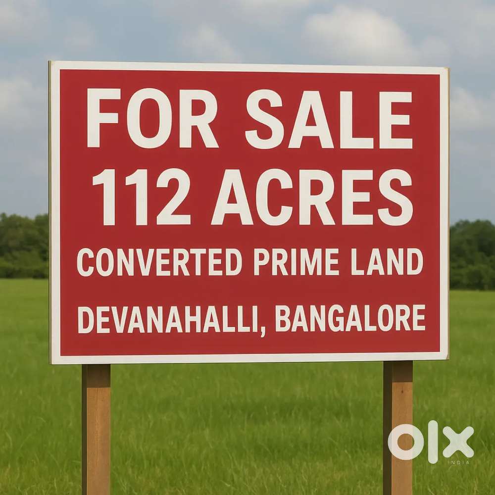 112 Acer's converted prime land available in Devanahalli Bengaluru