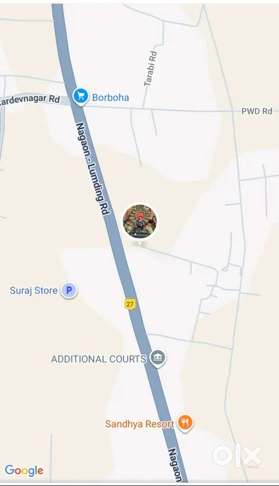 3Bigha land for sell at Sankar nagar,lanka,Hojai,near Hanuman Dhaba