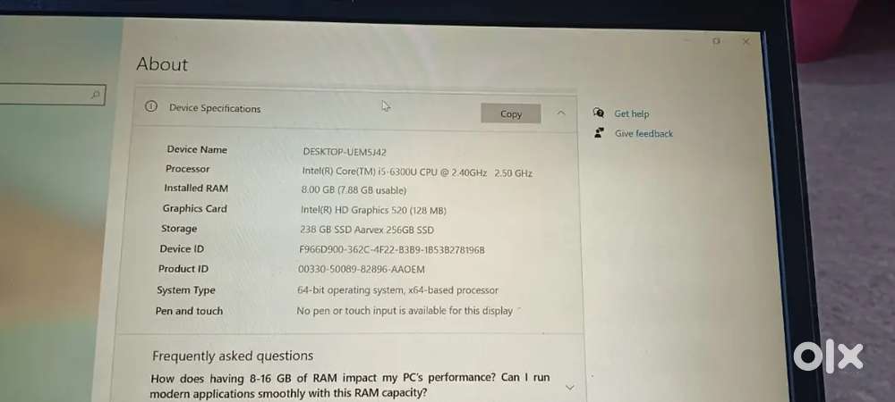 Dell laptop