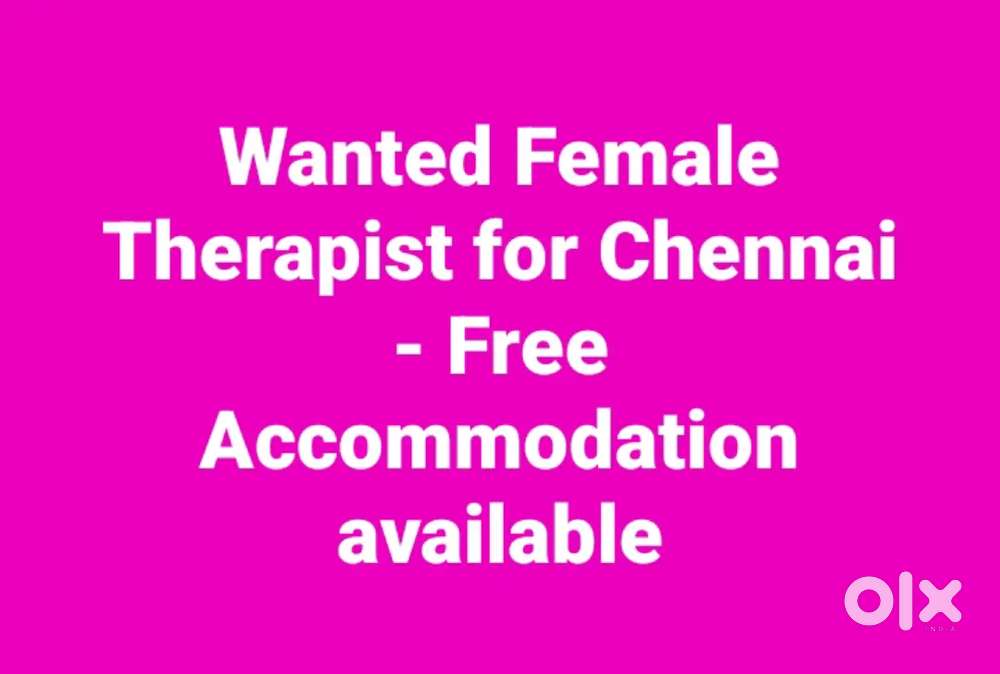 Required Female massage Therapist