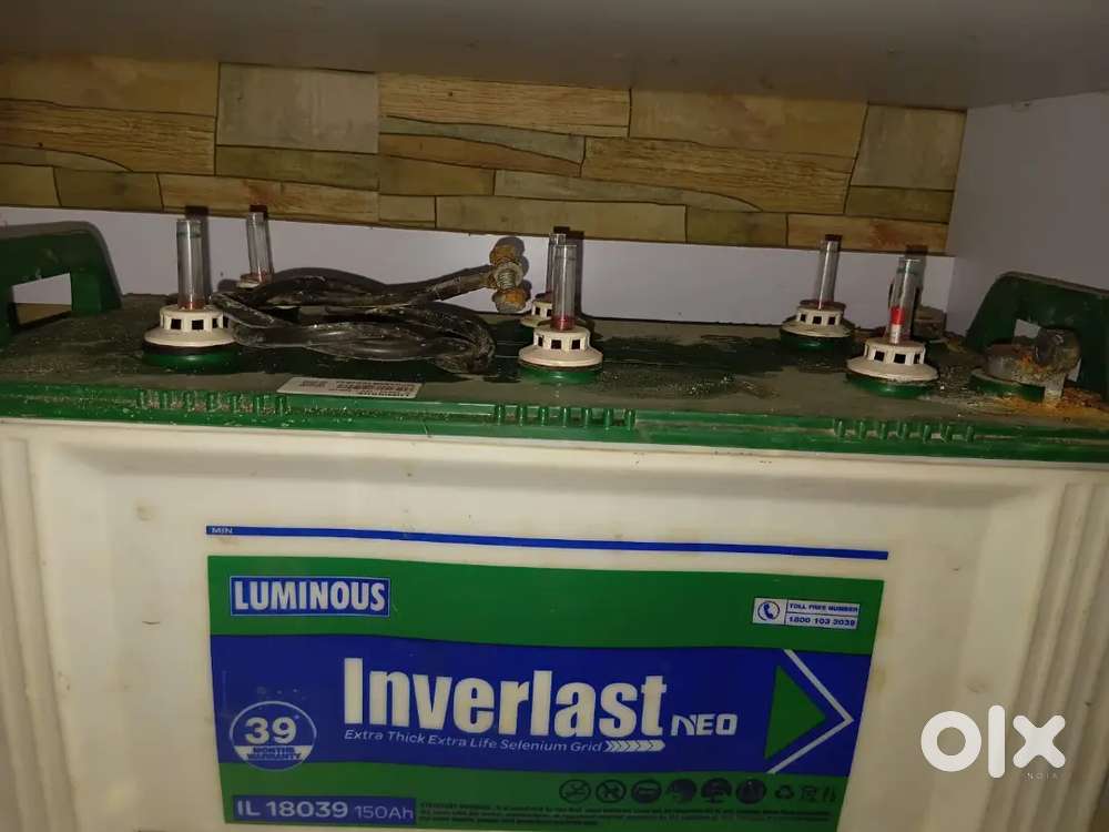 Luminous Inverlast IL 18039FP 150Ah flat plate inverter battery.
