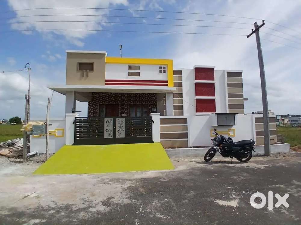 Pattabiram 45 லட்சத்தில் 900sqftல் அழகான 2BHK காம்பாக்ட் வீடு