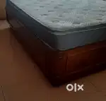 8 Inc Pocket Spring Mattress & Bed.Two years old. King Size.