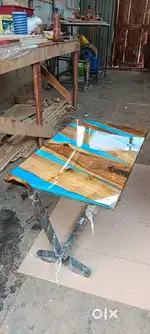 Epoxi resin coffe table