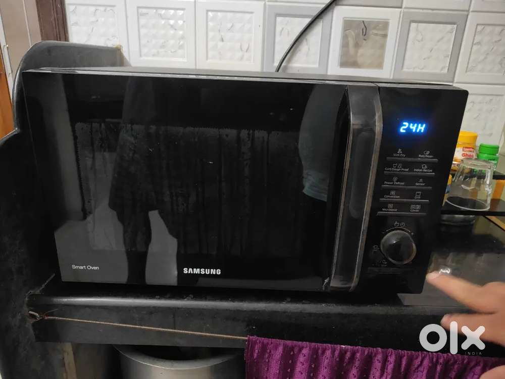 Samsung 28L Convection Microwave Oven (MC28H5145VK/TL, Black, slimfry)