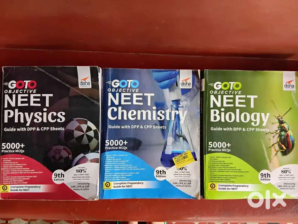 Disha publications, GOTO objective neet books