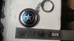 Stylish and attractive Captain America keychain spinning for keys