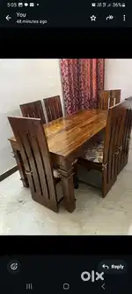 Dining table 6 seater