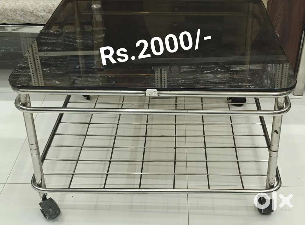Steel Table 2000₹ & Steel Sofa 3000₹
