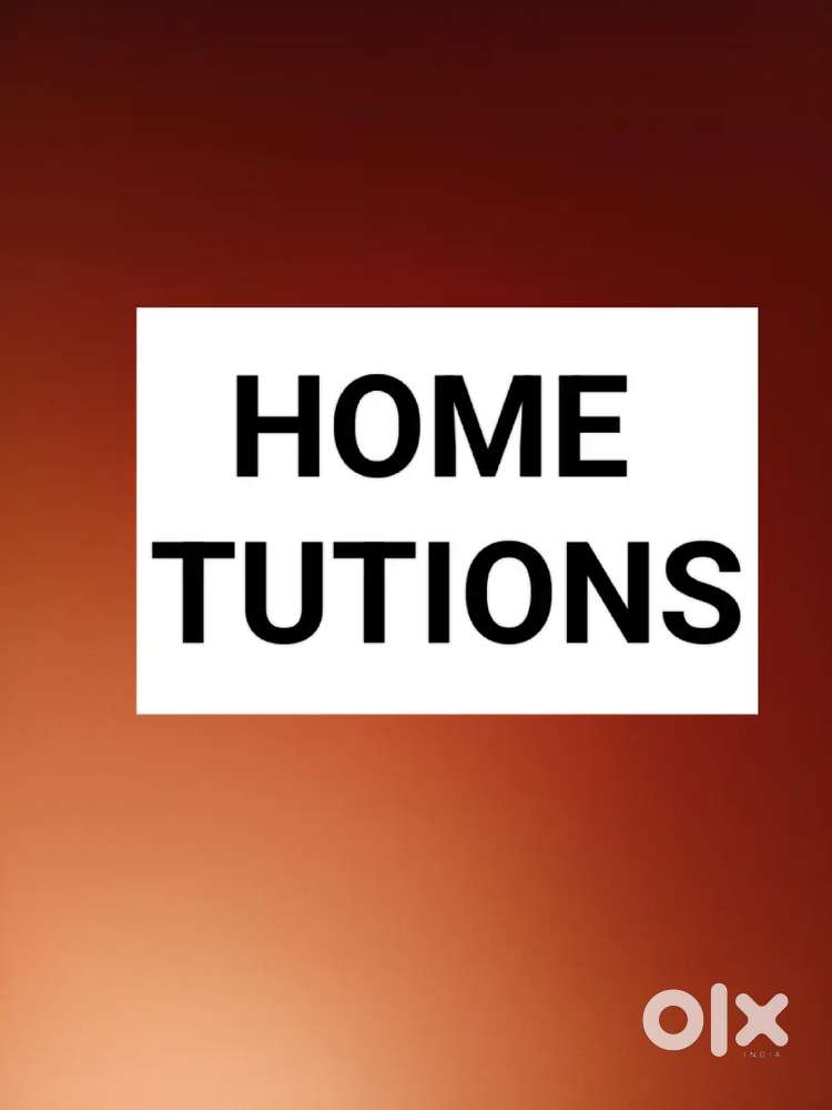 Home tutions for nursery to 5th.