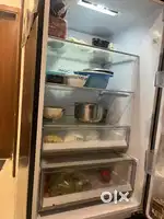 Haier double door fridge 350 litres