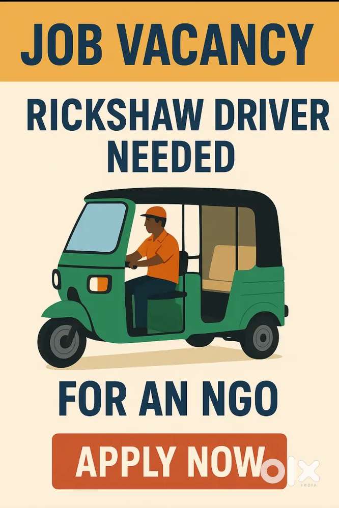 Need e rickshaw driver for animal rescue for injured  in jaipur