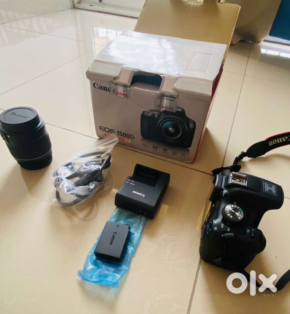 Canon EOS 1500D DSLR Camera (18-55mm + 55-250mm Lens Kit)