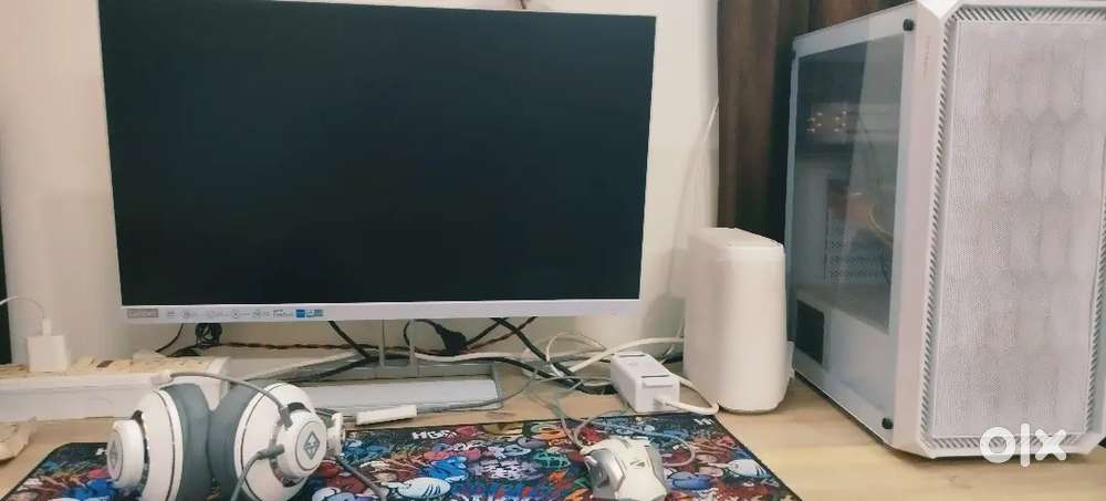 Full pc gaming setup with i5 16gb ram GeForce rtx 1650 27 inch monitor